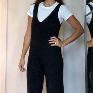 Black stretch jumpsuit